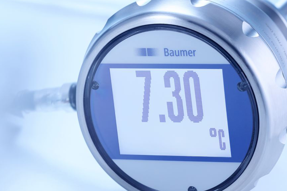 I sensori di temperatura per i processi igienici di Baumer