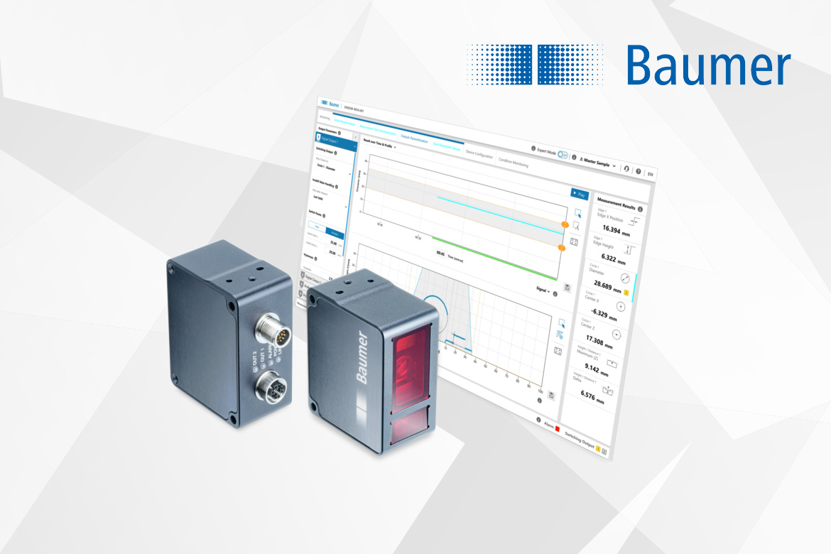 I profilometri laser di Baumer: intuitivi, efficienti e assolutamente indispensabili