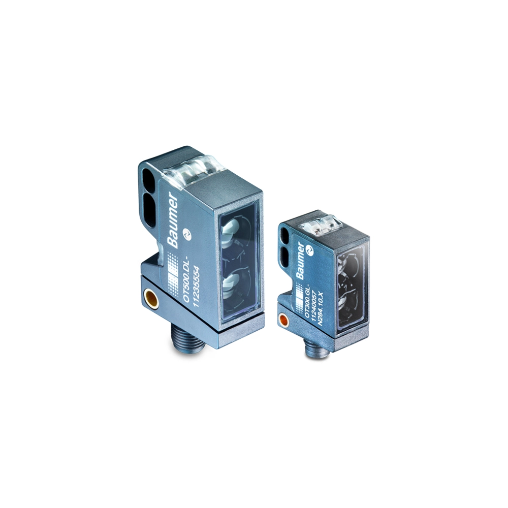 Sensori fotoelettrici Baumer OT300 e OT500